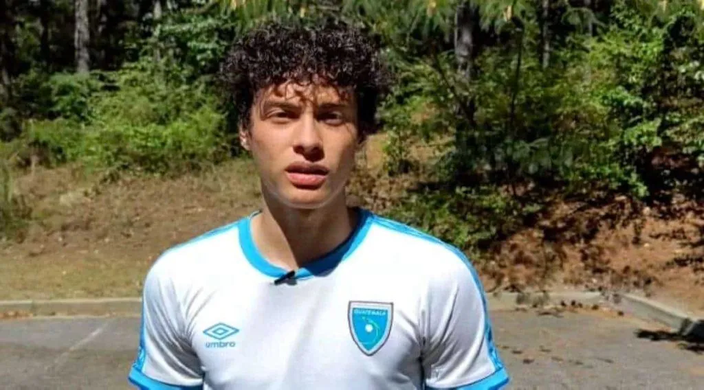 Fausto Delgado arquero de la Selección Sub-20 de Guatemala