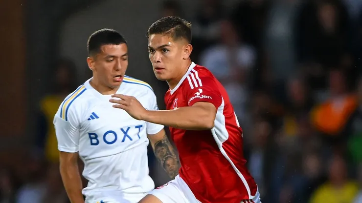 Brandon Aguilera debutó el fin de semana pasado con el equipo U21 del Nottingham Forest.