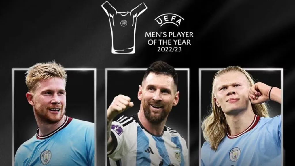 Los tres nominados al mejor Jugador del Año UEFA