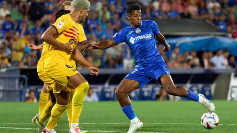 Choco Lozano debutó con Getafe en el juego ante el Barcelona (Getty Images)