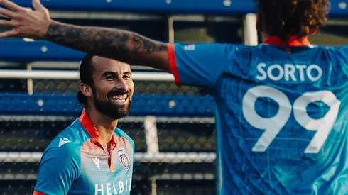 Joaquín Rivas anotó un doblete contra el Paso Locomotive.