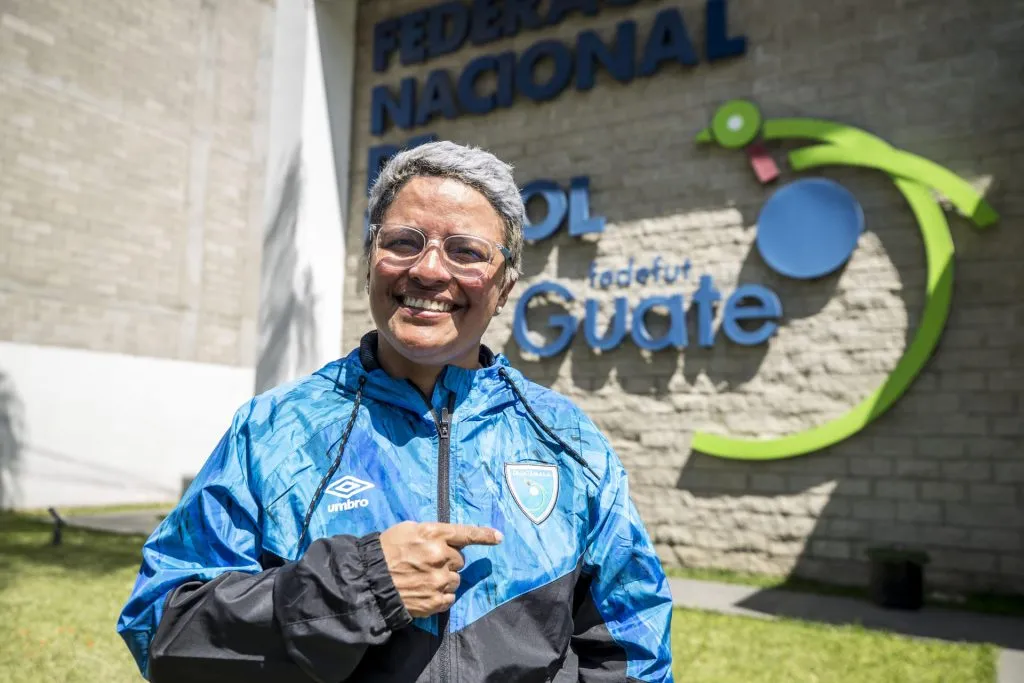 Karla Alemán, entrenadora de la Selección de Guatemala
