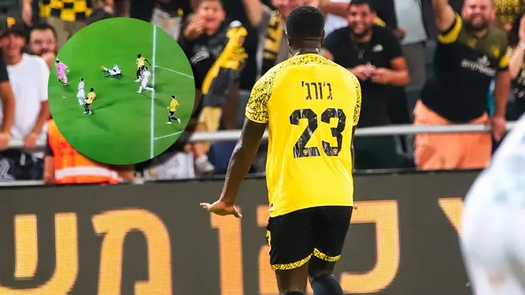 Mayron George anotó su tercer gol en dos partidos en Israel.