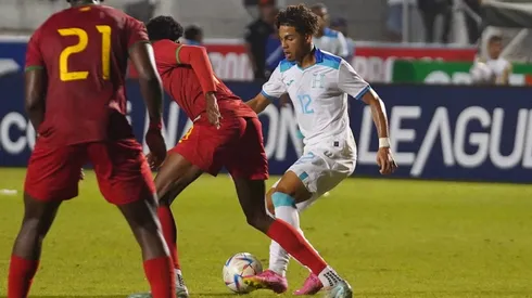 La emotiva reacción de David Ruiz tras debutar con Honduras (Fenafuth)