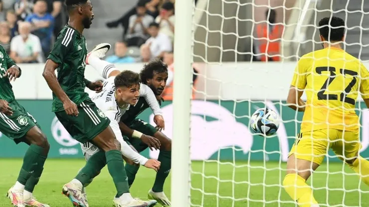 Manfred Ugalde marcó en la victoria de Costa Rica contra Arabia Saudita.