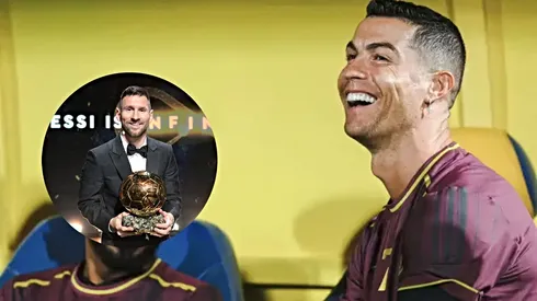 La reacción de Cristiano Ronaldo ante el octavo Balón de Oro de Lionel Messi