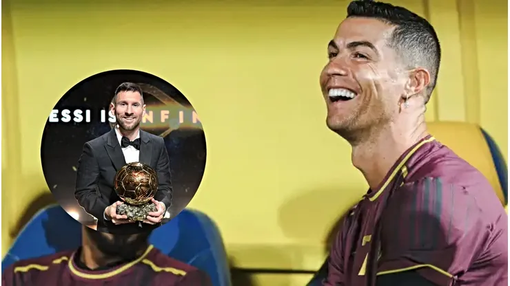 La reacción de Cristiano Ronaldo ante el octavo Balón de Oro de Lionel Messi
