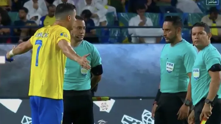 SALTARON CHISPAS: El tremendo enfado de Cristiano Ronaldo con Said Martínez (VIDEO)