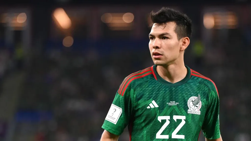 Hirving Lozano con la Selección de México
