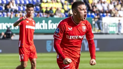 Manfred Ugalde anotó uno de los goles del triunfo de Twente (Getty Images)