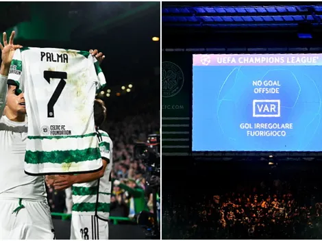 Luis Palma se había mandado un golazo en la Champions League, pero fue anulado por el VAR (VIDEO)