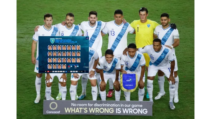 La convocatoria de la Selección de Guatemala en la Liga de Naciones Concacaf