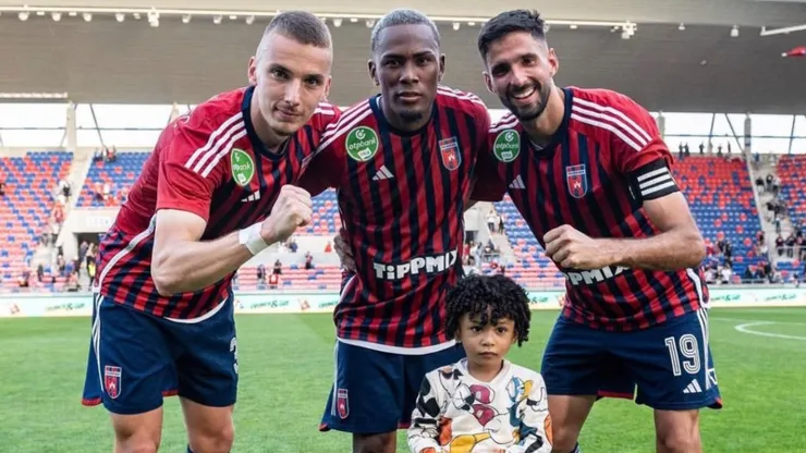 Deiby Flores anotó su primer gol con el Fehérvár del futbol de Hungría