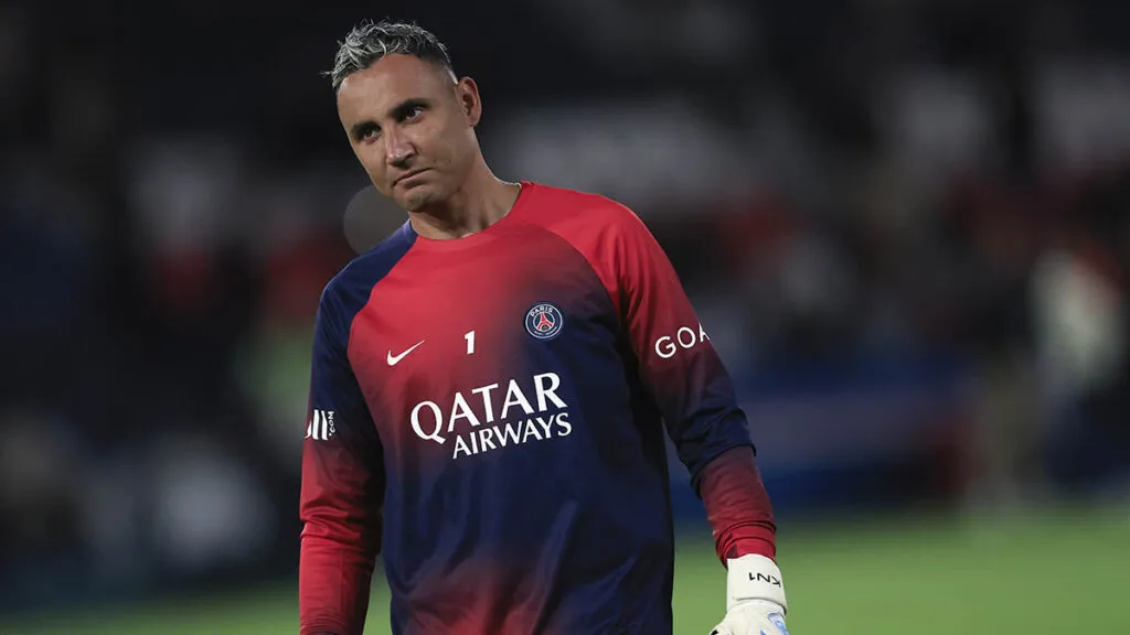Keylor Navas con el PSG