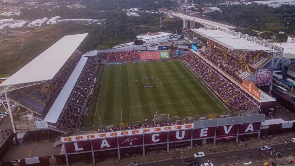 Vista aérea del Estadio Ricardo Saprissa