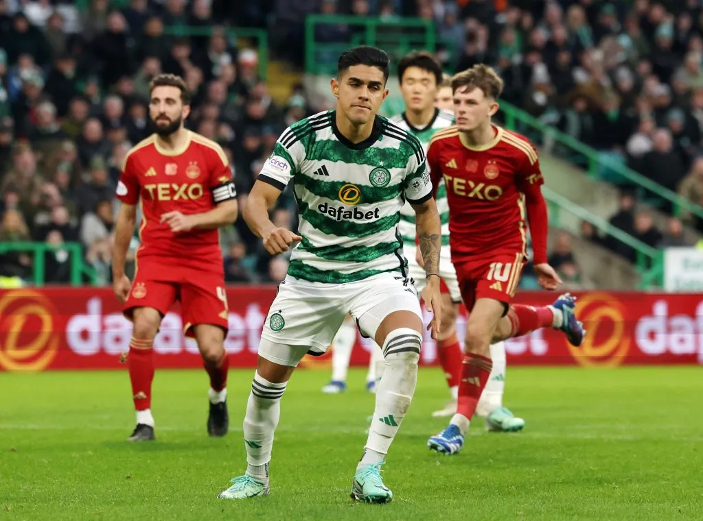 Luis Palma fue la figura en la goleada ante Aberdeen. (Photo by Ian MacNicol/Getty Images)
