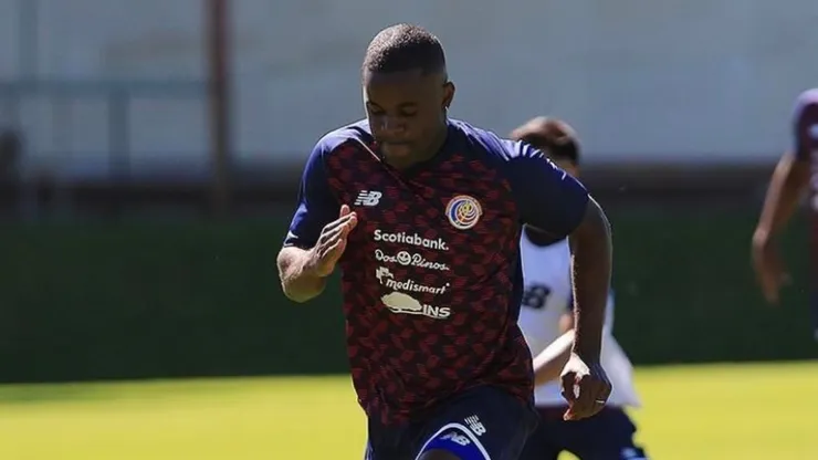Joel Campbell con la Selección de Costa Rica