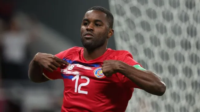 Joel Campbel con la Selección de Costa Rica