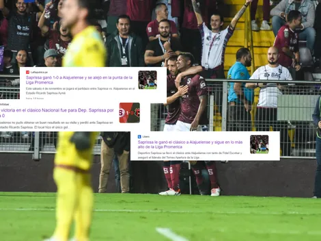 La reacción de la prensa internacional tras el triunfo de Saprissa ante Alajuelense