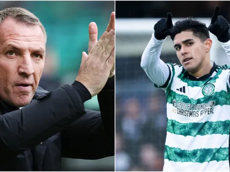 Brendan Rodgers se rindió ante la actuación de Luis Palma con el Celtic de Glasgow
