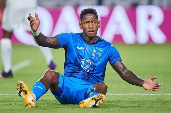 Romell Quioto con la Selección de Honduras