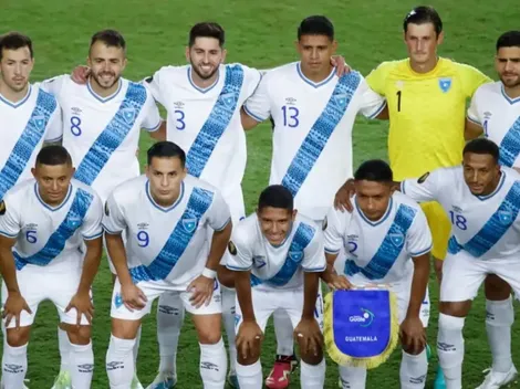 La alineación de Guatemala para enfrentar a Islandia