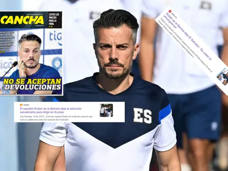 Reacción de la prensa internacional tras la salida de Rubén de la Barrera en El Salvador