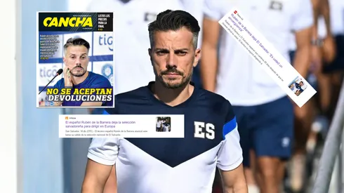 Reacción de la prensa internacional tras la salida de Rubén de la Barrera en El Salvador