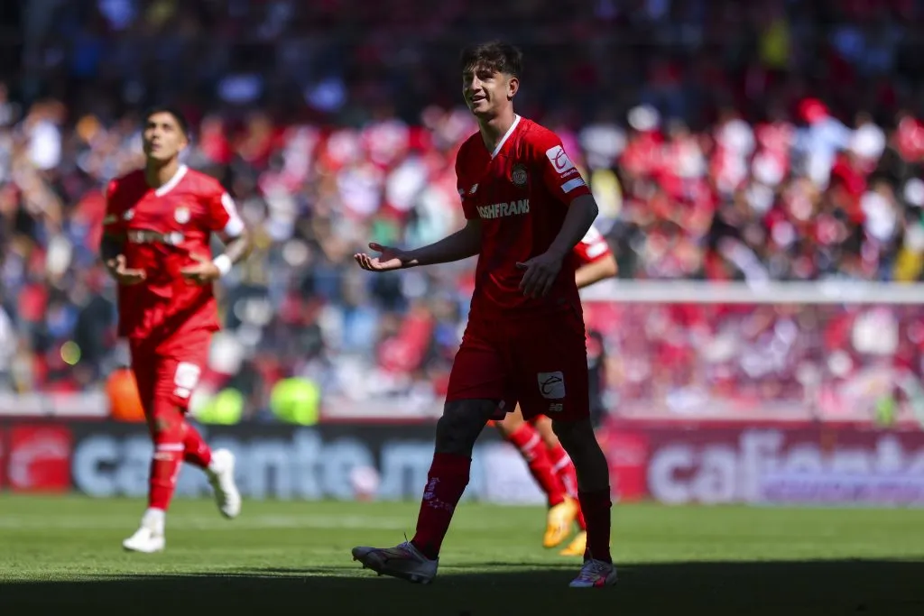 Tomás Belmonte es una de las jotas de Toluca. (Photo by Agustin Cuevas/Getty Images)