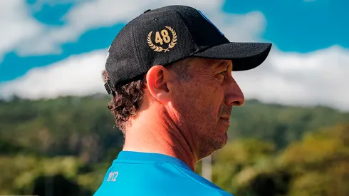 Pedro Troglio reclamó por un penal no cobrado a favor de Olimpia.