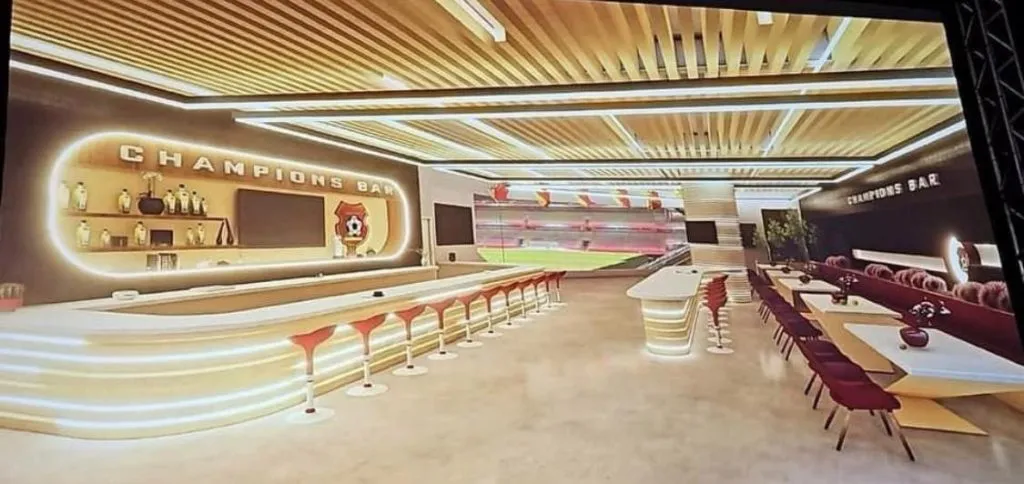 El restaurante que tendrá el estadio de Herediano en sus instalaciones.