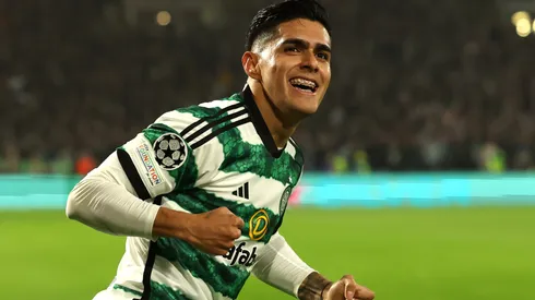 Luis Palma marca un gol con Celtic