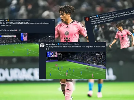 Prensa internacional reaccionó al golazo de David Ruiz con Inter Miami