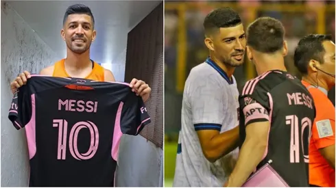 Así le pidió Nelson Bonilla la camiseta a Lionel Messi en El Salvador vs Inter Miami