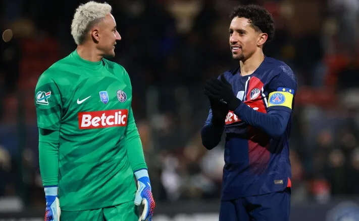 Keylor Navas con el PSG