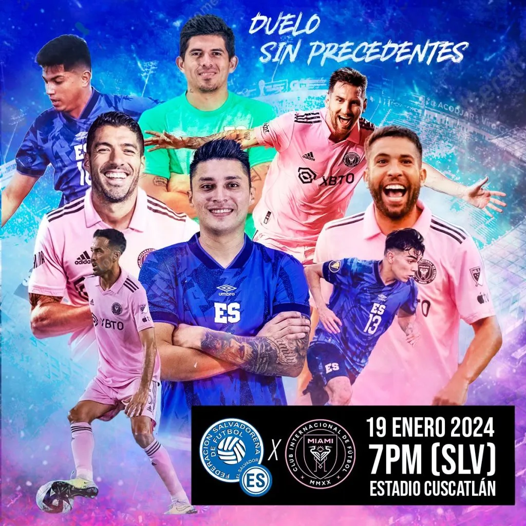 El Salvador vs Inter Miami, este viernes 19 de enero