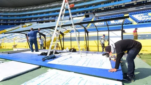 El Estadio Cuscatlán estará renovado en el amistoso. (Foto: EDH/ Menly González)