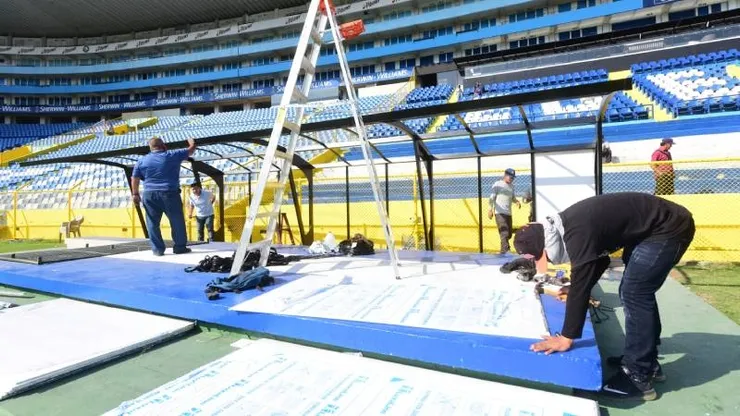 El Estadio Cuscatlán estará renovado en el amistoso. (Foto: EDH/ Menly González)