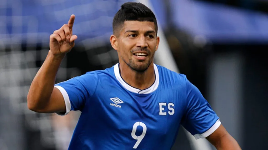 Nelson Bonilla jugando para El Salvador – Concacaf