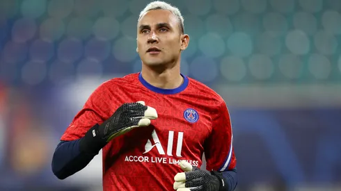 Keylor Navas en entrenamiento con PSG