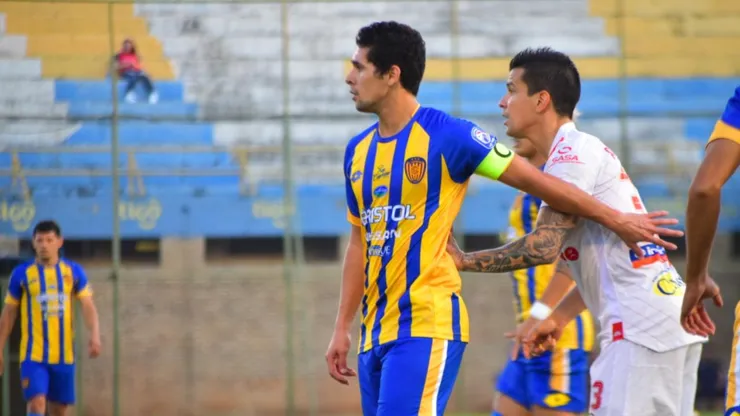 Blas Díaz durante un partido