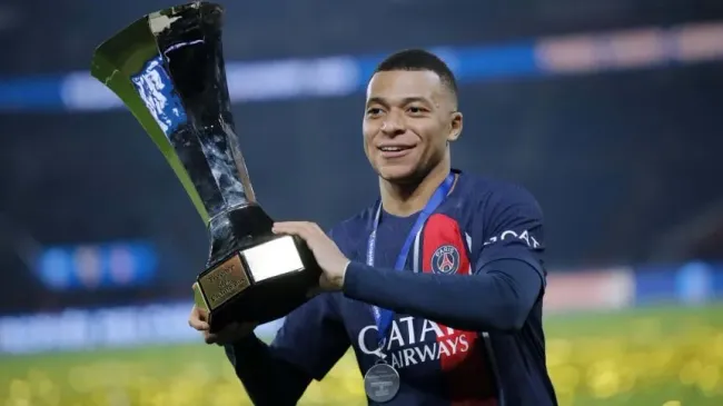 Kylian Mbappé con el PSG