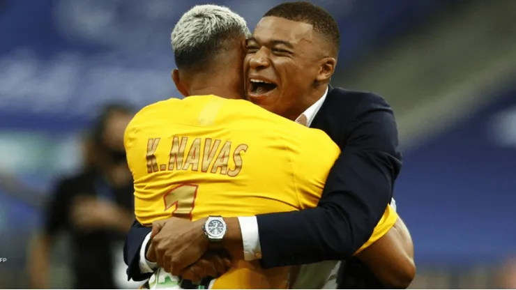 El peculiar momento que vivió Keylor Navas con Kylian Mbappé en PSG [VIDEO]