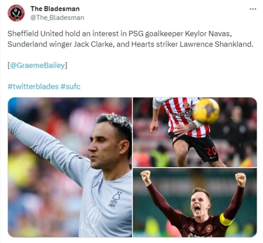 Periodista inglés pone a Keylor Navas en la mira del Sheffield.