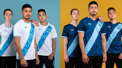 Modelo de camisetas de la selección de Guatemala