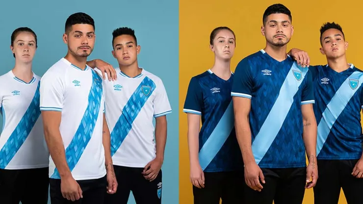 Modelo de camisetas de la selección de Guatemala