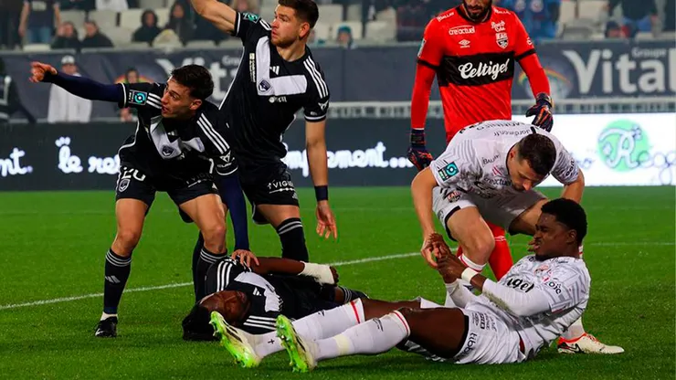 Futbolistas de Burdeos y Guingamp relataron el momento del golpe de Alberth Elis