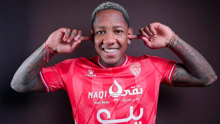 Romell Quioto fue presentado como nuevo jugador del Al-Arabi SC de Arabia Saudita