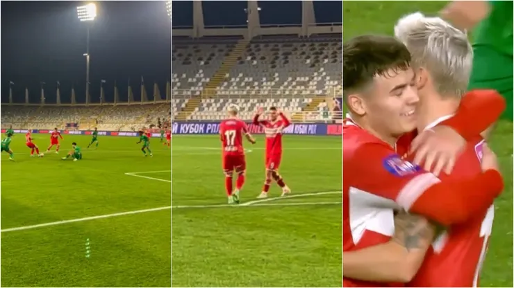 VIDEO | Manfred Ugalde anotó su primer gol con Spartak de Moscú.
