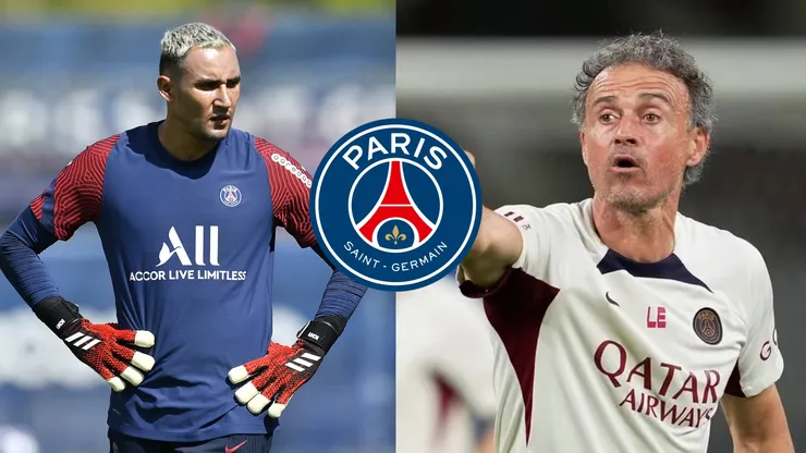 Desde Francia no se esperaban la decisión que tomó Luis Enrique con Keylor Navas en PSG
